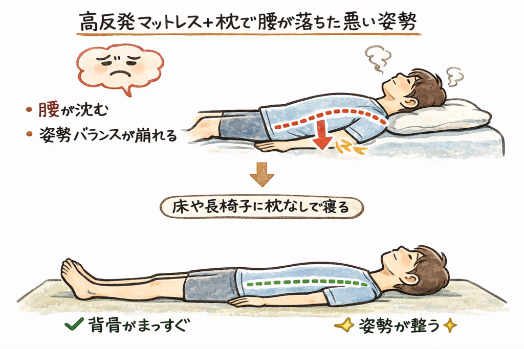 理想的な寝姿 ©notevarie.com